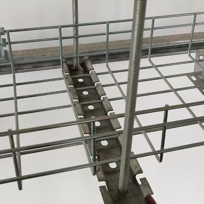 Wire Management System Network Steel Cable Tray Ventilation For Improved Air Circulation Lan Cable Tray