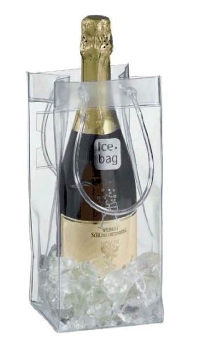 PVC / EVA / TPU / PEVA Clear Plastic Wine Cooler Bags With Handles