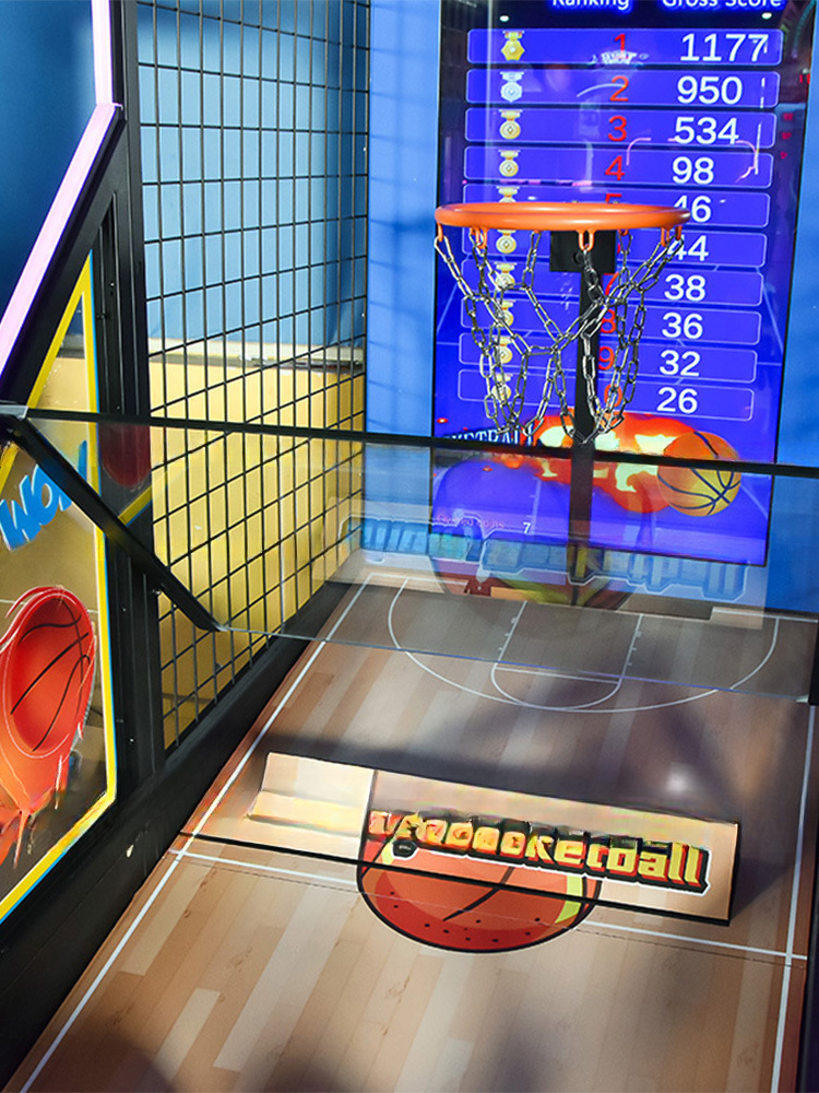 Attractive Basketball Shooting Arcade Game Machine For Game Mall CE Certificated