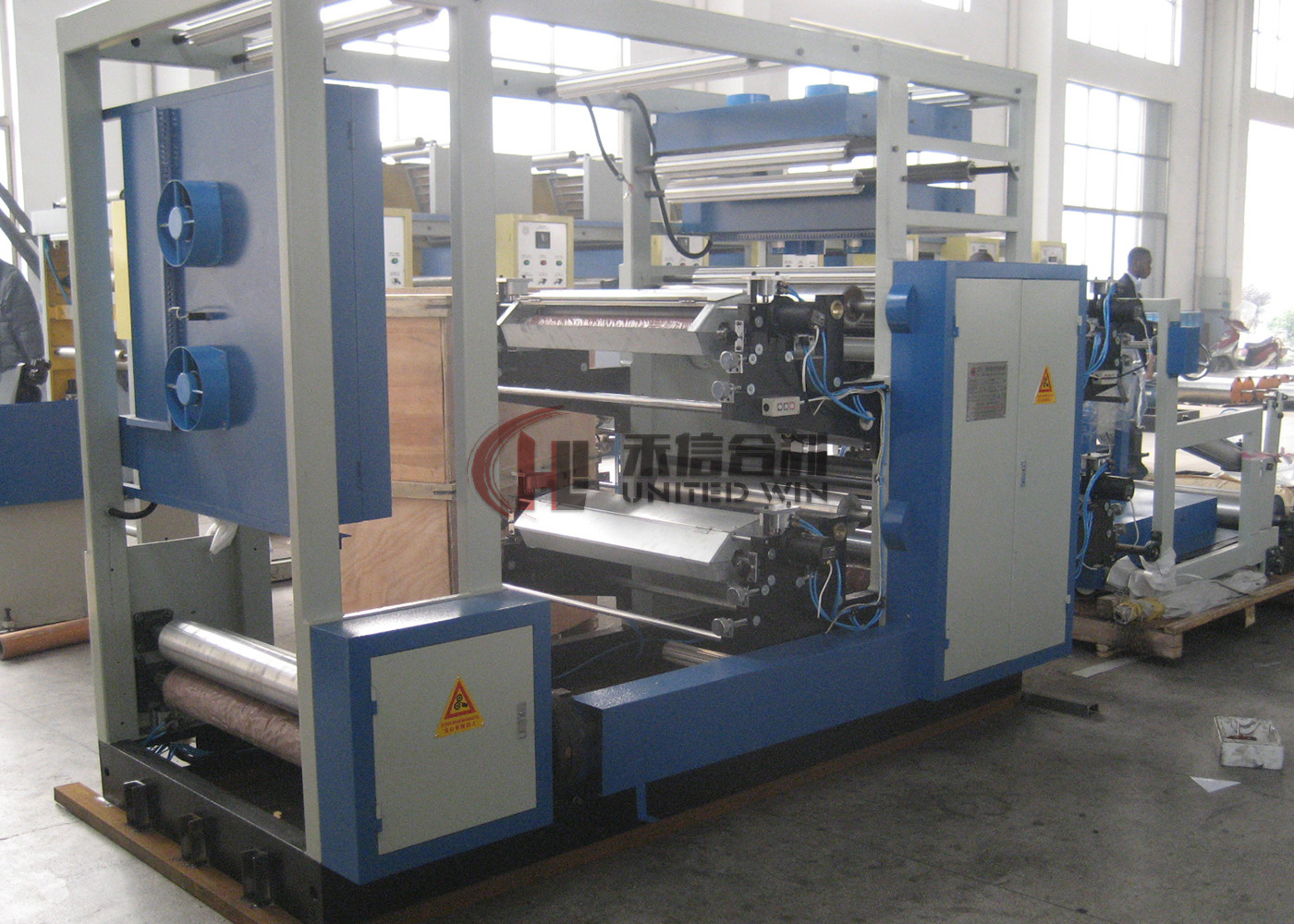 Plastic Bag 25kw Woven Sack Flexo Printing Machine 4 Colors