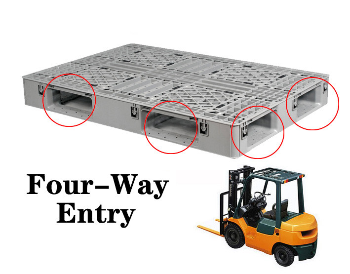 PP Stackable Plastic Pallets Heavy Duty Industrial 1200x1000mm plastic pallets