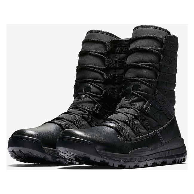 17 Ounces Genuine Leather Military Boots Upper Nylon Reinforced Black Outdoor Tactical Gear