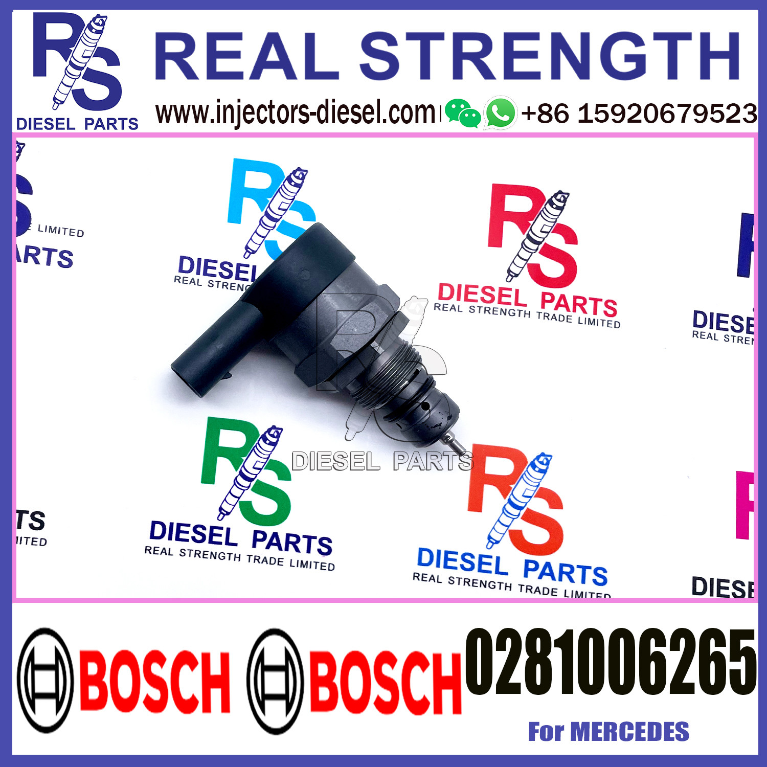 BOSCH Control Valve 0281006265 DRV Regulator Solenoid 0281006265 Applicable to MERCEDES