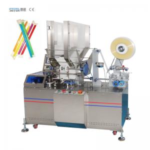 Buy cheap Single Bulk Disposable Plastic Straw Packaging Machine Automatic  50HZ 220V product