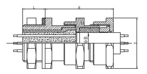 IP66 IP68 ATEX IECEx M20 Cable Gland Explosion Proof