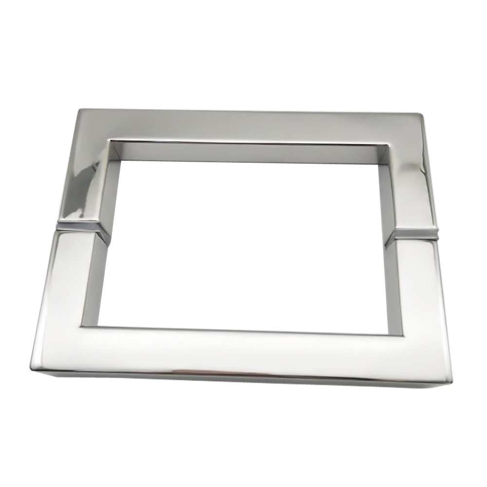 Stainless Steel Square Shower Door Handle 6 "8" Back to Back for Modern Hotel Design