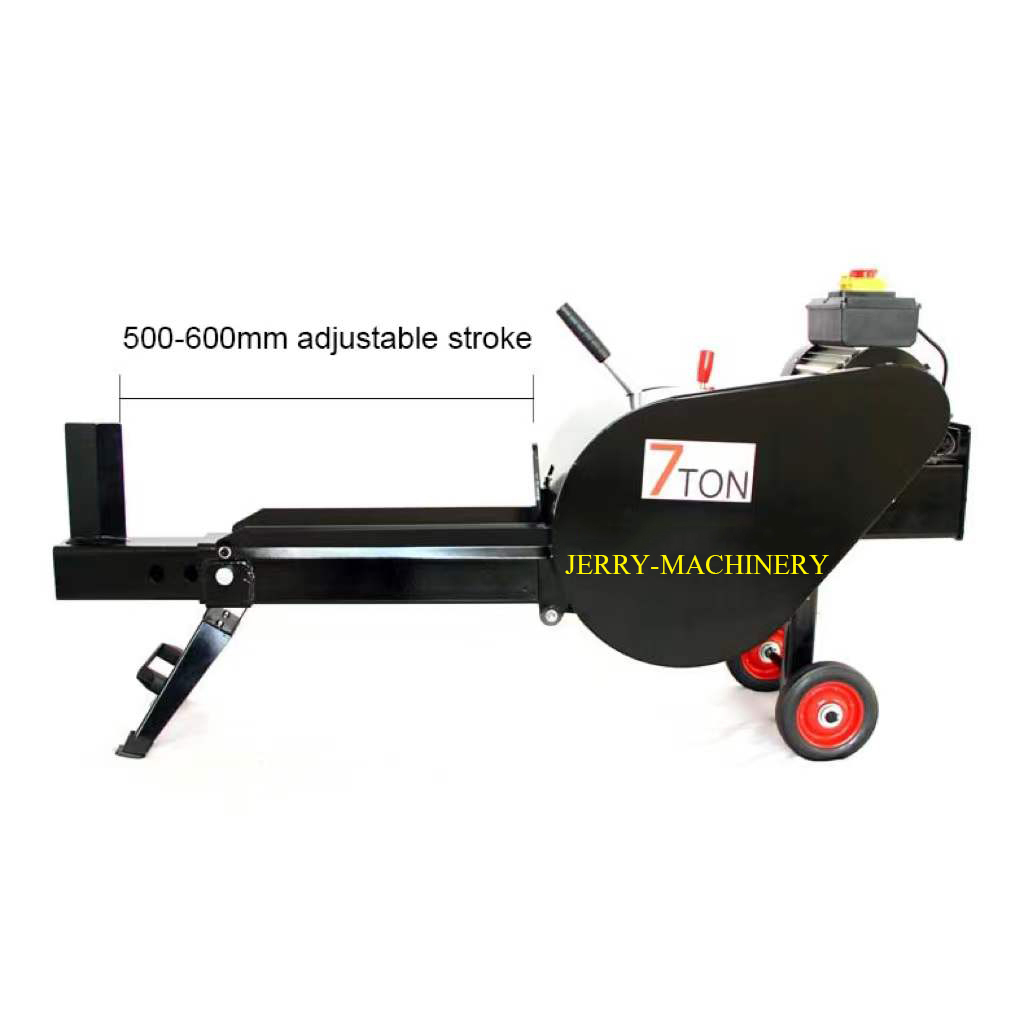 Electric Motor Wood Splitting Machine Mobile Firewood Processor Hydraulic Log Splitter