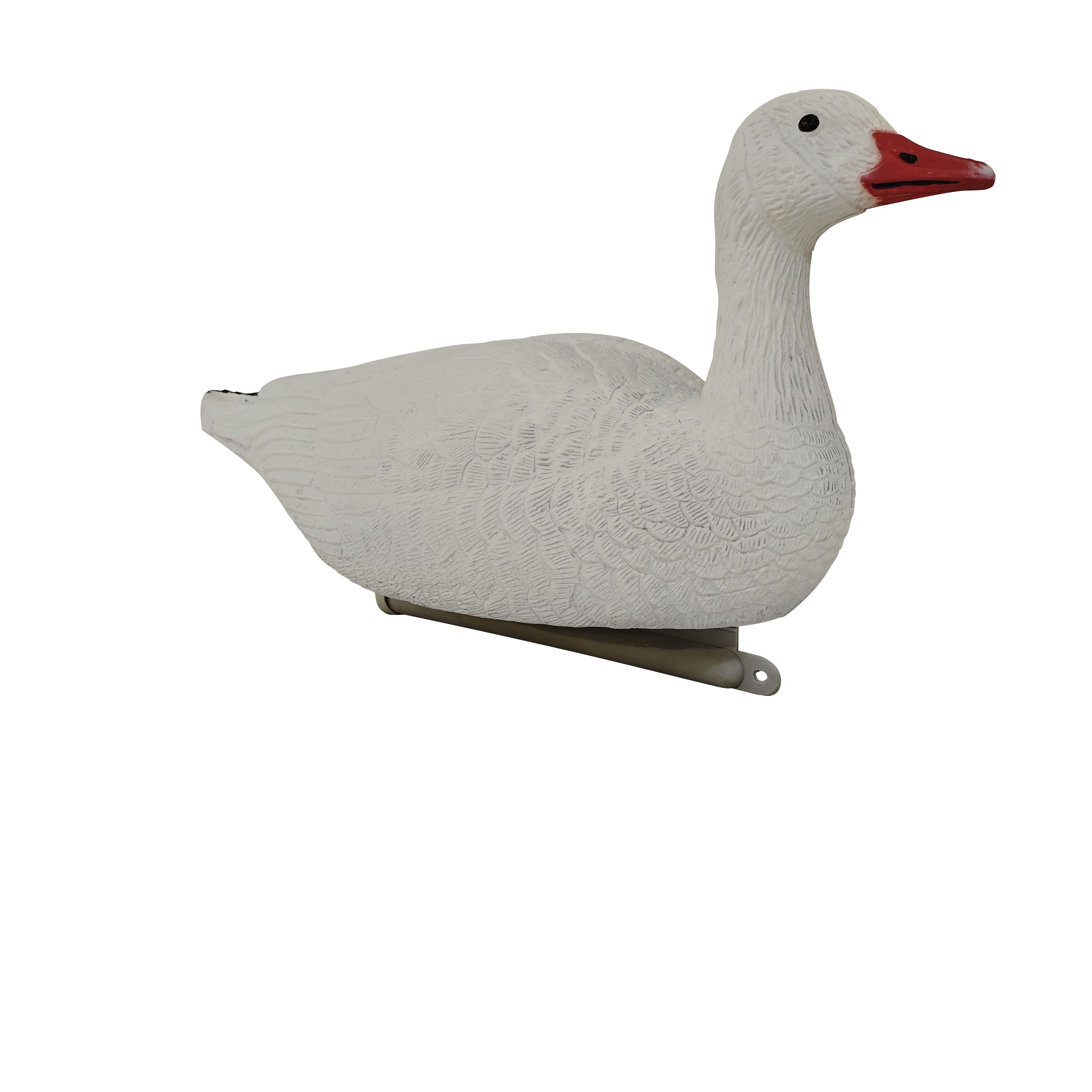 420g Floatable Snow Geese Decoy 3D Lifelike EVA Hunting Bait Anti Reflective Light Weight