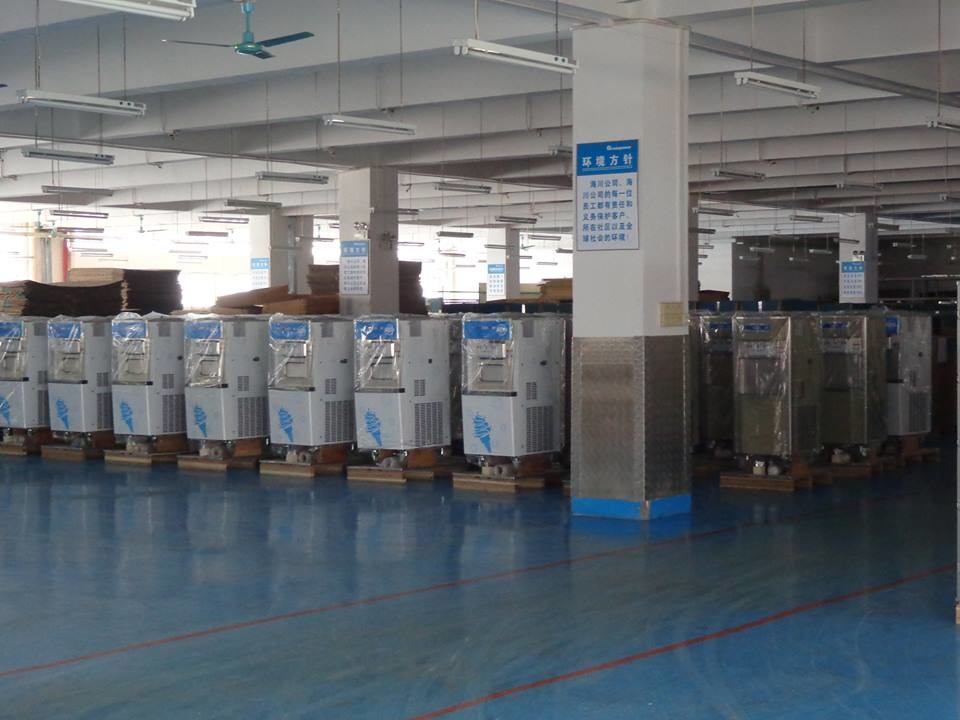 Since 1996 Best Chinese frozen yogurt making machine Oceanpower OP138C 38L/Hour