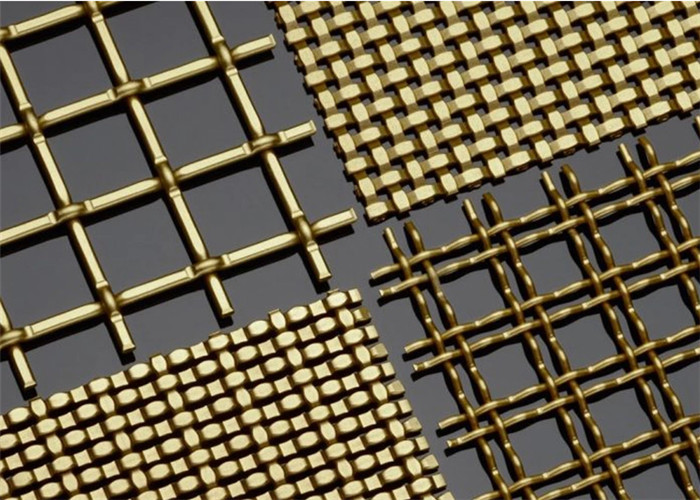 RFI Bronze Metal Mesh Brass Wire Cloth Screen 50m Rectangle Copper