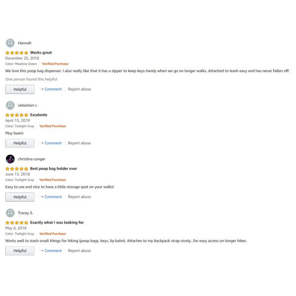 Stash Pickup Bag Dispenser for Dog Owners