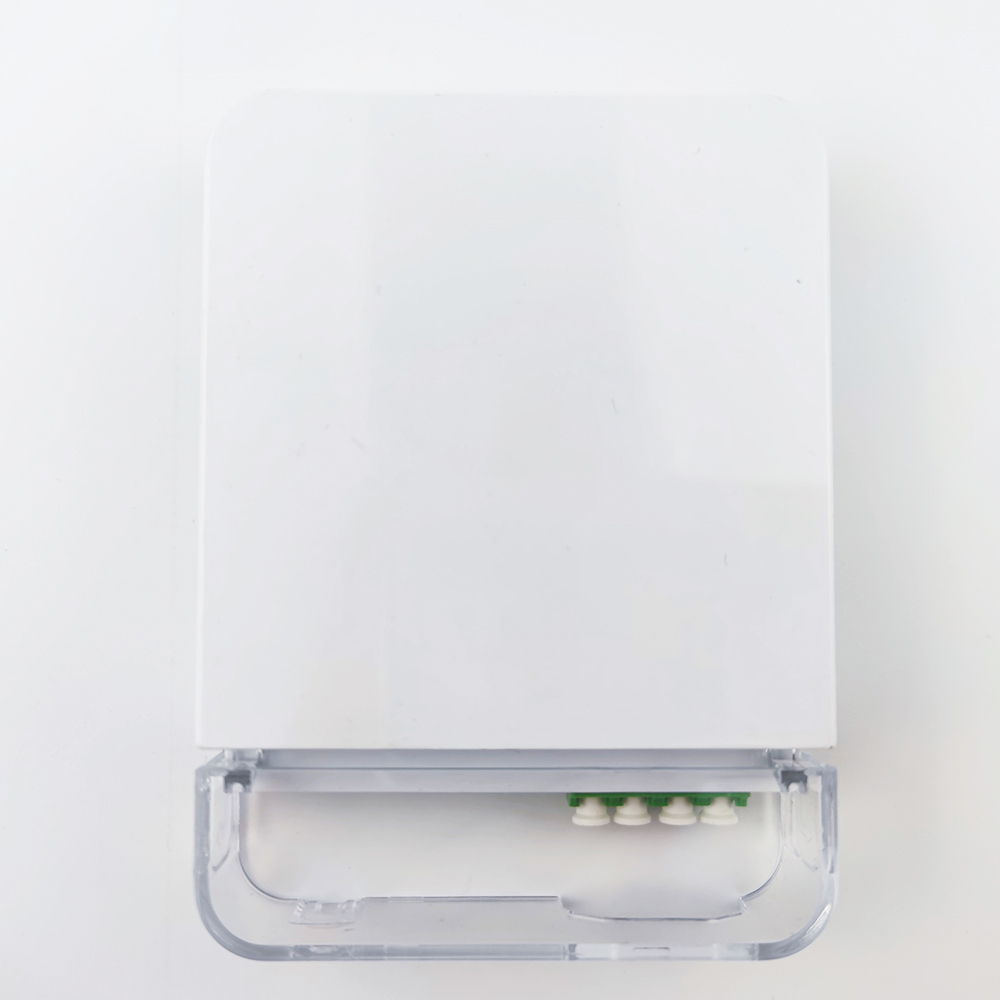 2-Core LC APC Plastic Face Plate Socket Panel for Long-Lasting Fiber Optic Connections