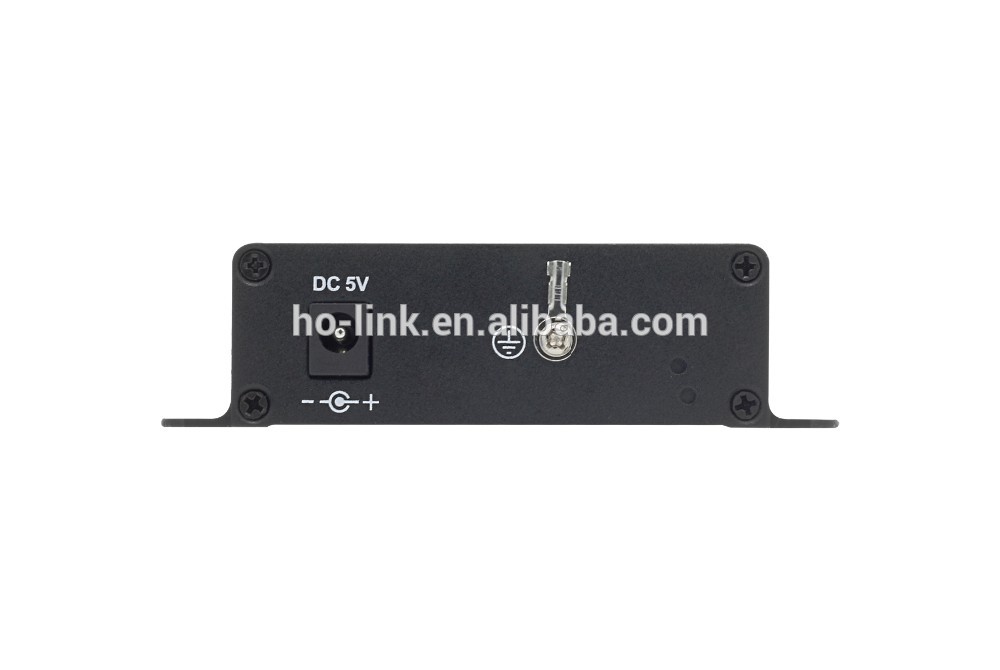 1 channel TVI/CVI/AHD 1080p/720P RS485 data fiber video converter