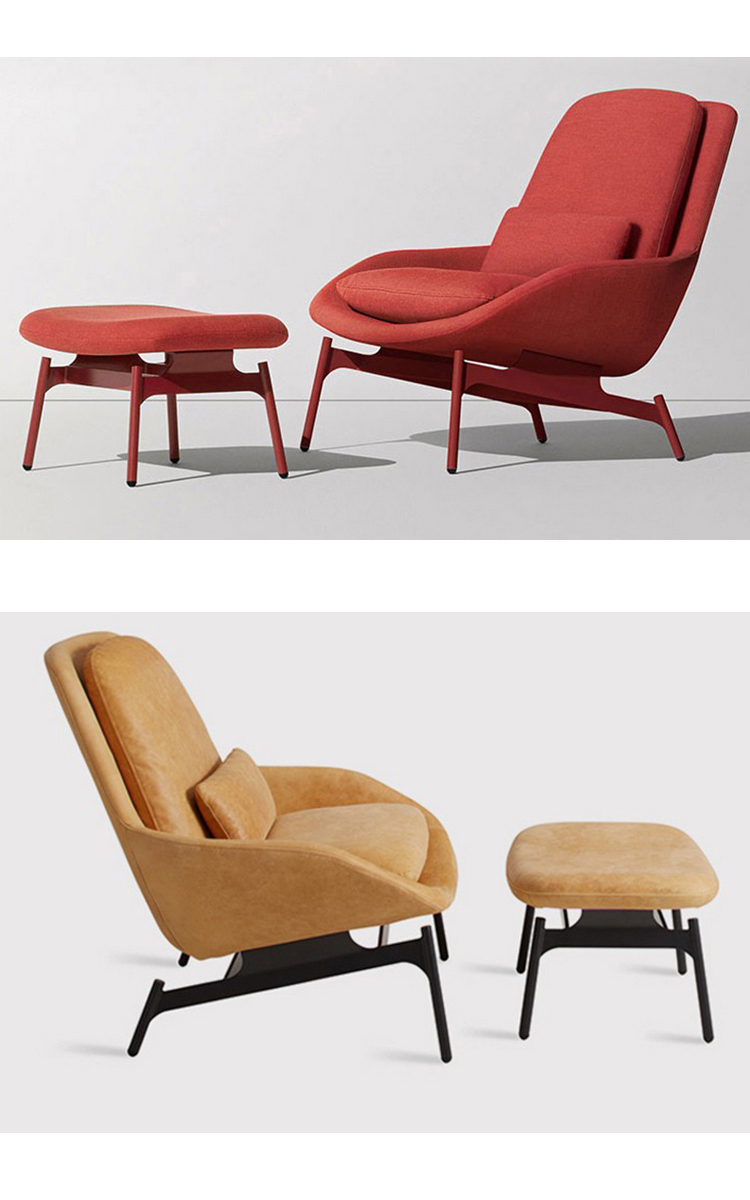 Modern Simple Single Sofa Chair The Perfect Recliner for Your Cafe's Relaxation Area