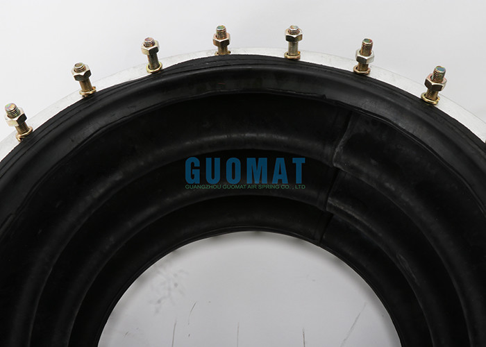 Large Industrial Air Spring GUOMAT 3H480312 At 0.7 Mpa Max Dia 510mm With Ring 20pcs Bolts