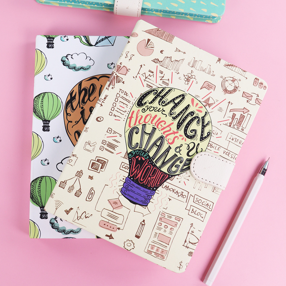 2022 Soft Custom Notebook A5 Magnetic Student Notebook Beautiful Notebook for Girls