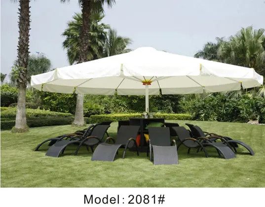 4.5m Outdoor beach umbrella garden patio umbrella deck parasol umbrella with strong wind resistant---2081