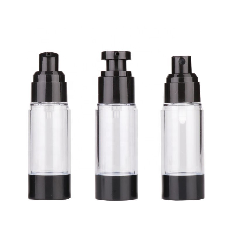 Electroplating Plastic Cosmetic Containers Vacuum Airless Eco Friendly ISO9001