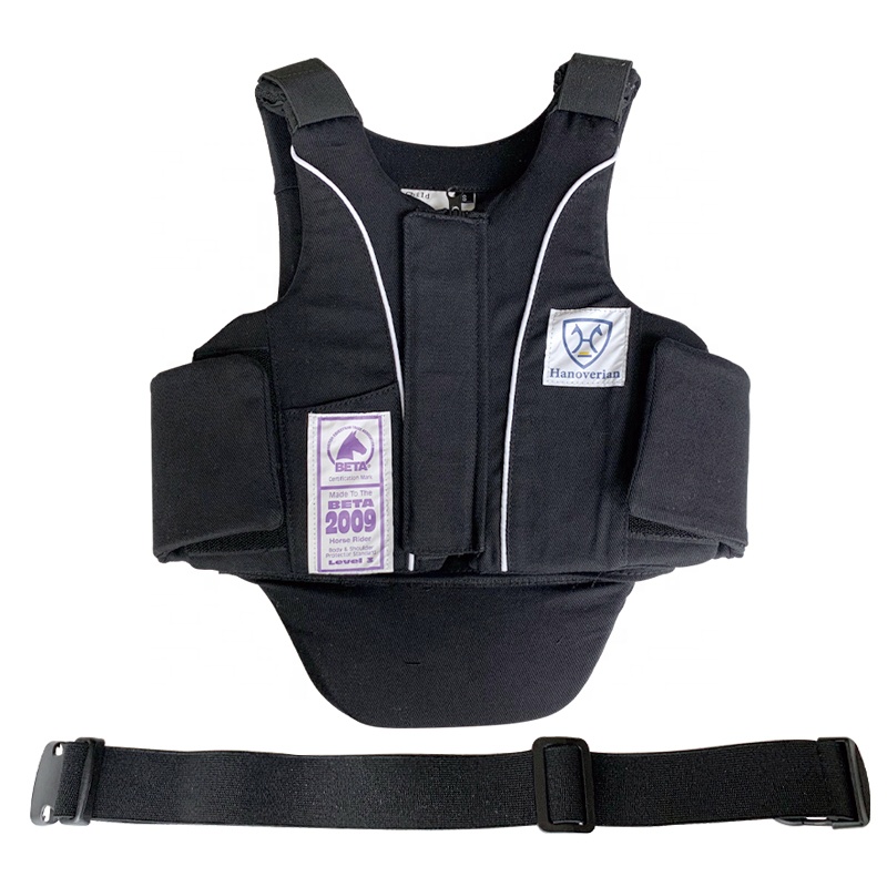 Kids' Protective Horse Riding Vest with Other Features Made of Cotton Fabric