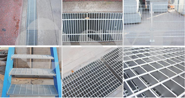Q195 HDG Welded Steel Bar Grating 25×5 Marine Metal Grate For Driveway