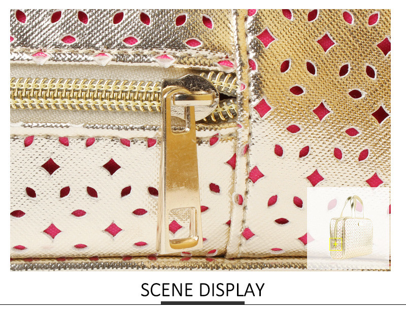 Women Big Capacity PU Leather Cosmetic Makeup Travel Bag