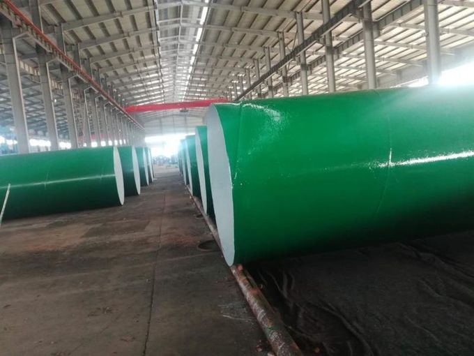 Penstock Pipe Spiral Welded Steel Pipe Turbine Spare Parts For Hydropower Welded Steel Tube