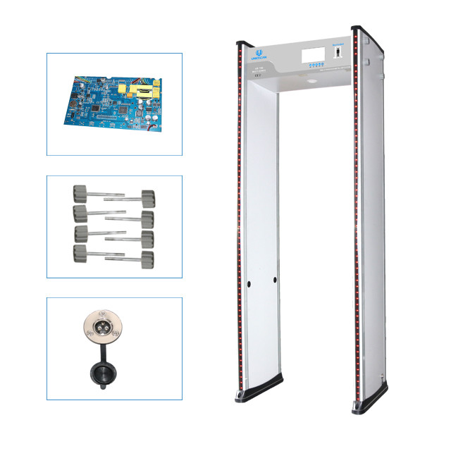 5.7 Inch LCD 8KHZ Infrared Archway Door Frame Detector