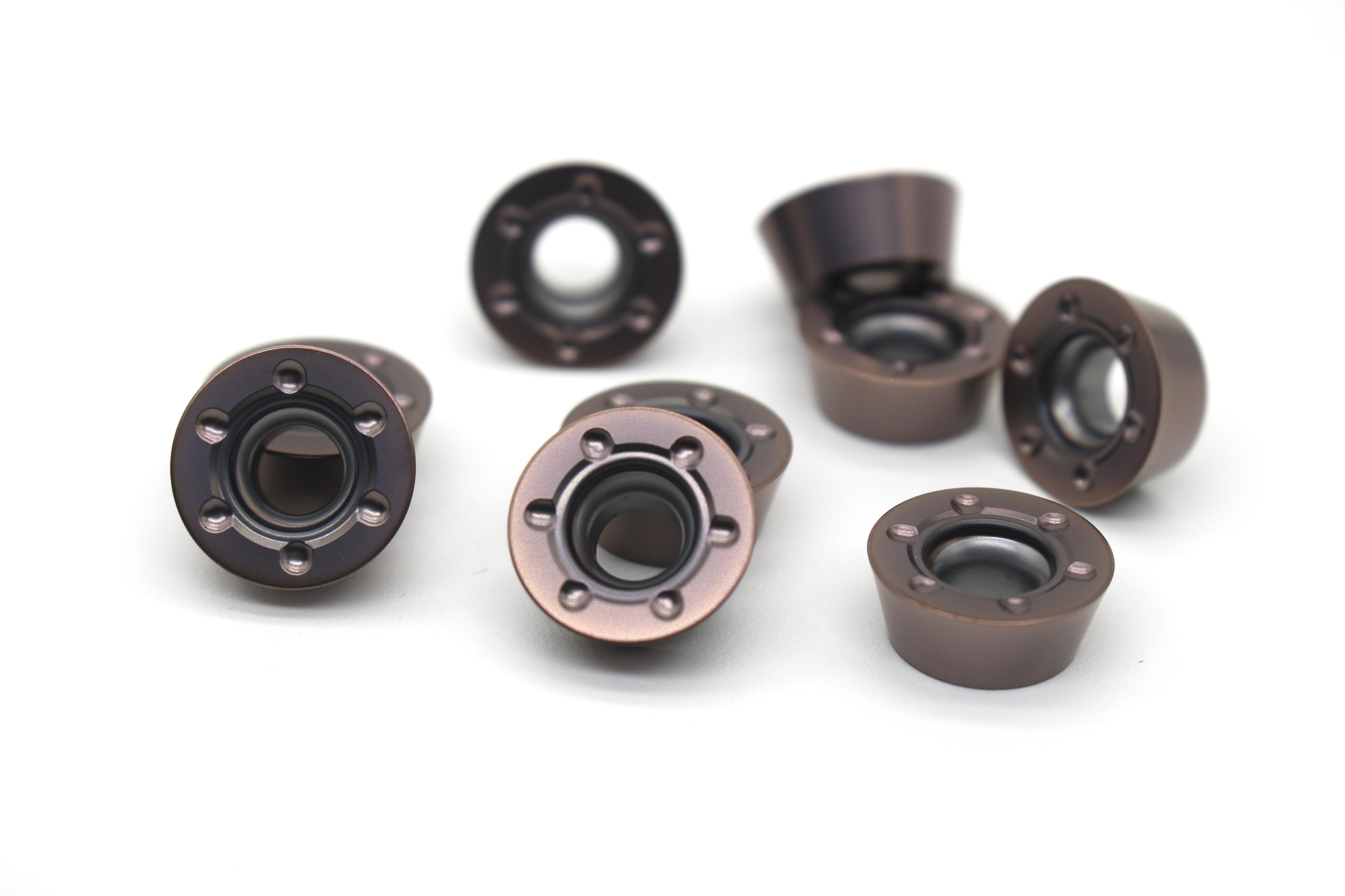 Round Carbide Thread Milling Inserts Multi Material RDMT1604 MO