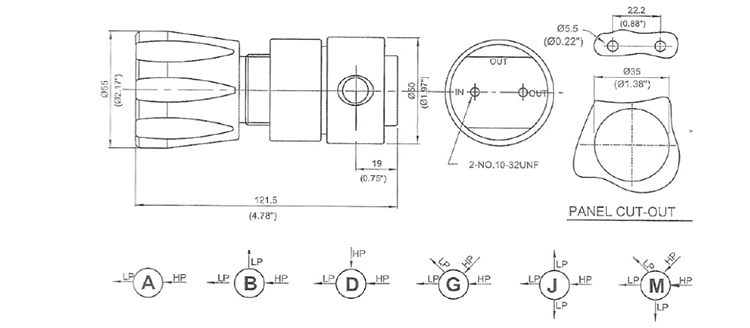 CGA320 High Pressure Co2 Regulator With Safety Valve 1 / 4NPT F Body Ports