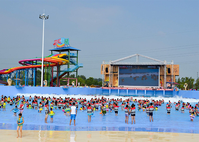 Fiberglass Outdoor Spiral Slide Water Pool Slide Playground For Amusement Park