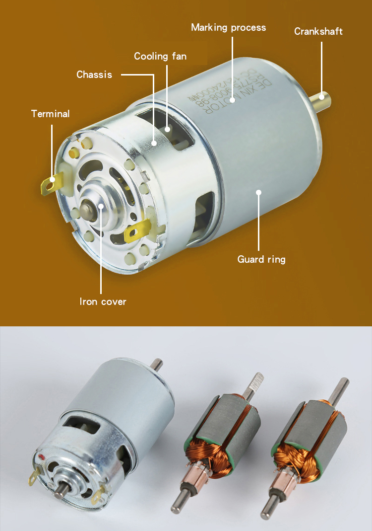 Customized Dc Gear Motor 24v High Power Fir Drill And Screw Driver