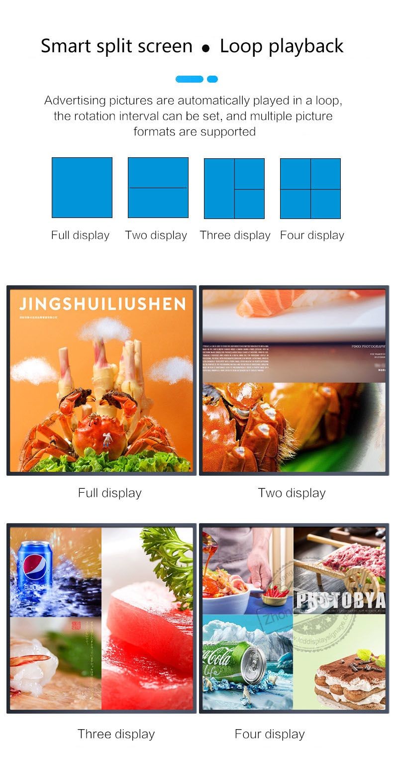 Advertising 19 Inch Square Lcd Monitor 1:1 Square Module Perfect For Events And Promotions