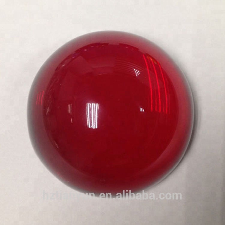 Acrylic clear plastic half sphere