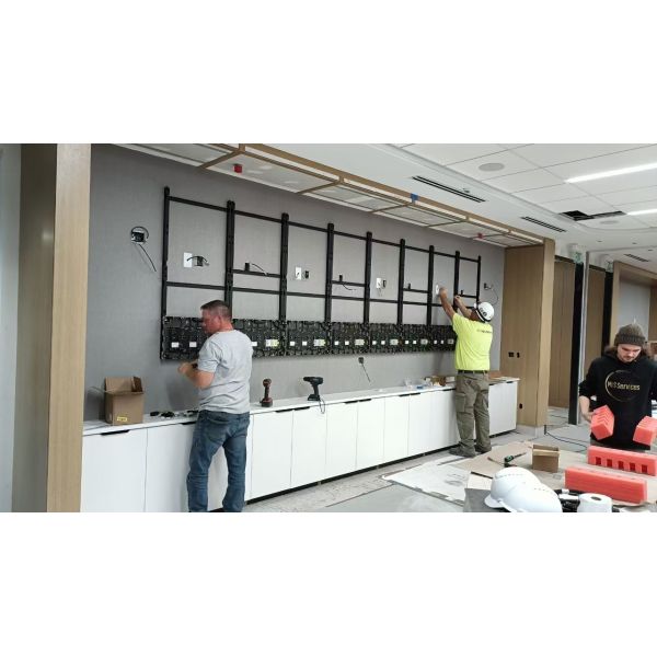 16:9 600X337.5mm COB Led Video Wall Indoor Seamless Small Pixel Pitch Display Board