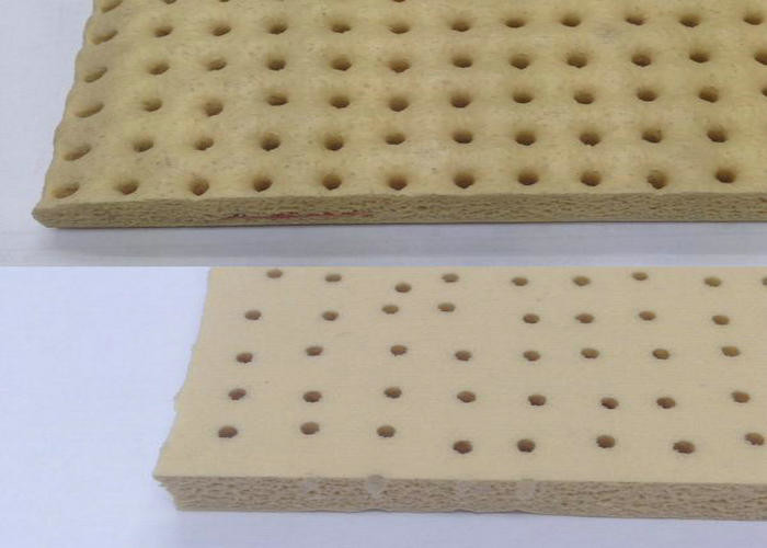 200psi Tensile Strength Perforated Silicone Foam Sheet 10mm×0.9m×1.8m