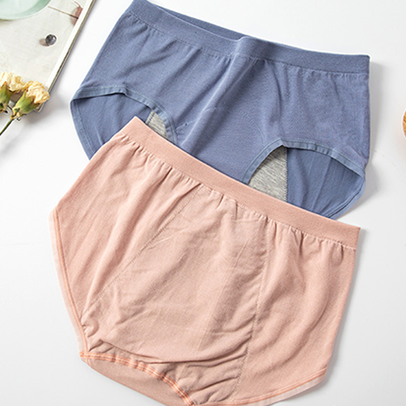 Menstrual Women Cotton Panties Leakproof Quickdry Flexible Fabric