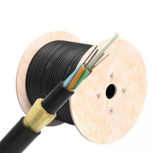 China Single Mode ADSS All Dielectric Fiber Optic Cable 12 24 48 96 Core For Aerial on sale