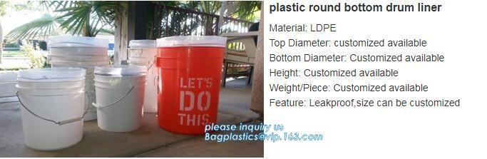 Rigid Barrel, buscket, liner, pail, can liner, Disposable 5 Gallon Rigid Pail Liners, Drum Liners | Pail Liners | Indust