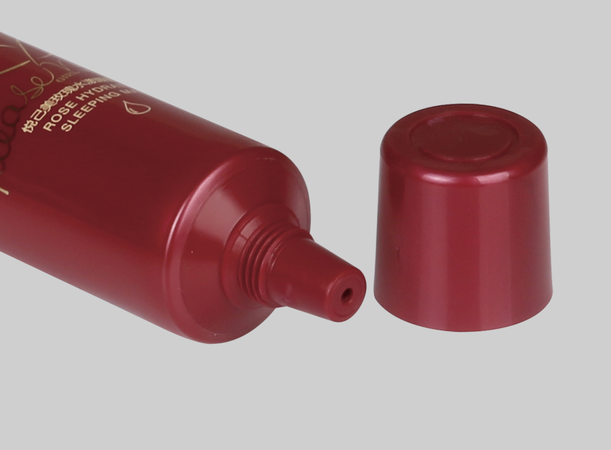 Aloe Vera Tube Custom Empty Plastic Cream Squeeze Cosmetic Packaging Tubes With Nozzle