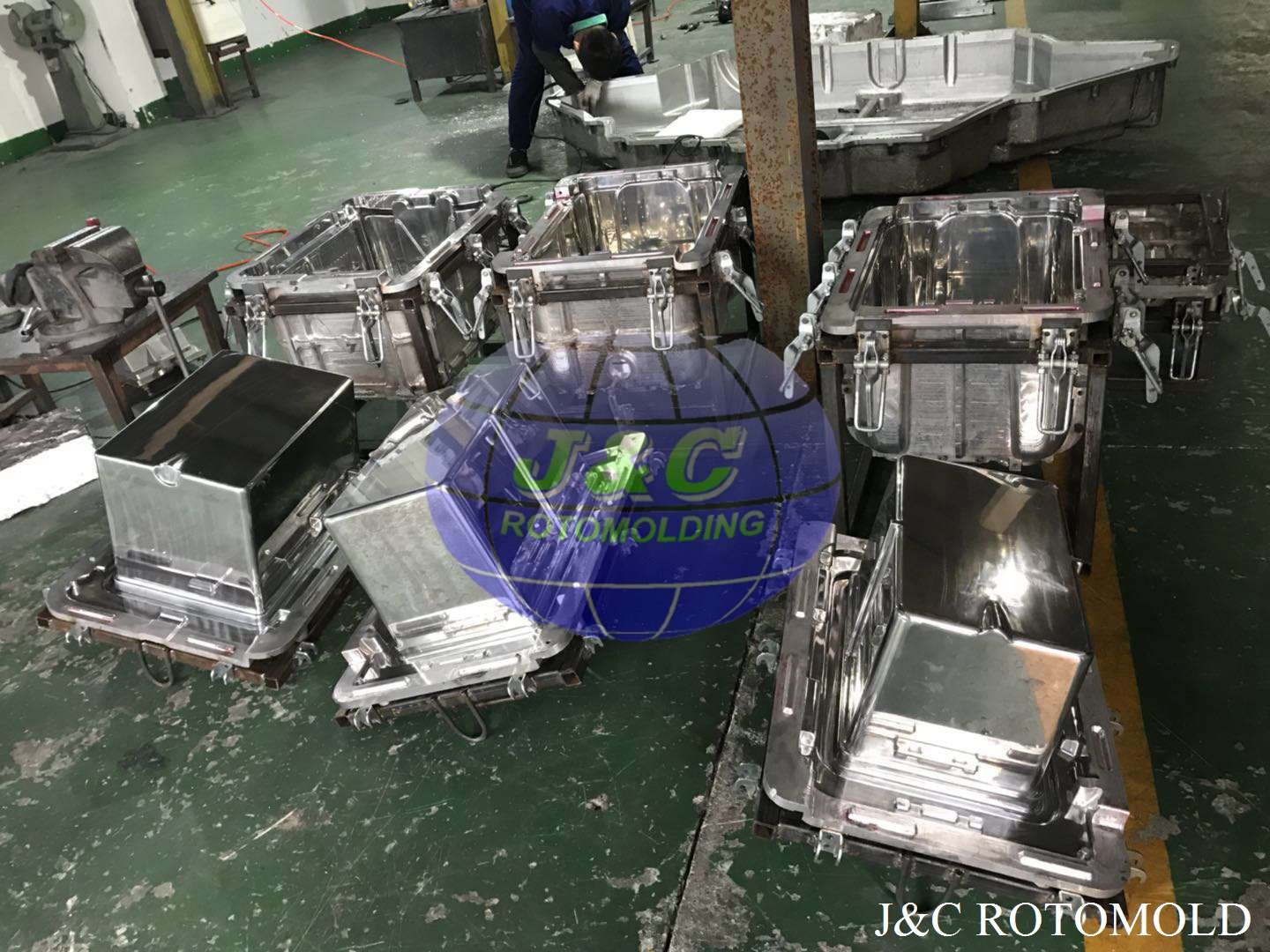 Aluminum Rotomoulding Moulds For Roto Molded Plastic Products High Precision