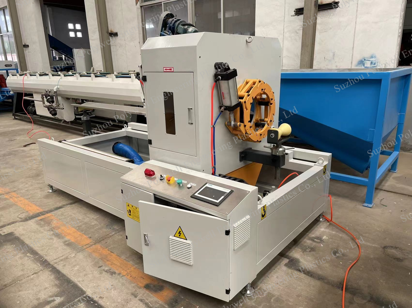 65mm Plastic Twin Screw Extruder PVC UPVC CPVC Pipe Production Line With Customized