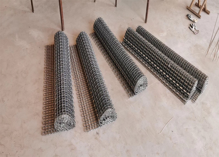 Galvanized Iron Honeycomb Conveyor Belt For Product Handling Systems
