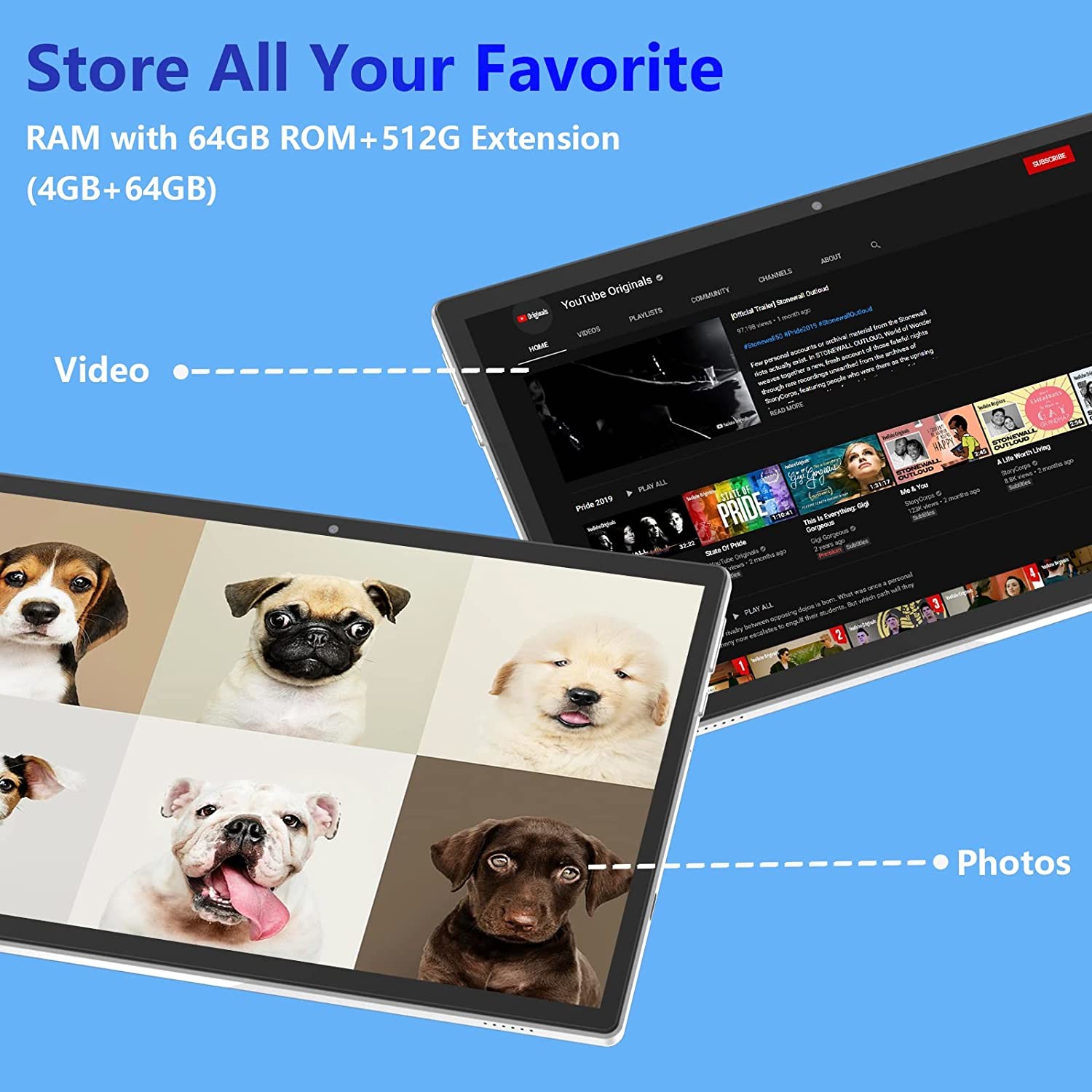 Custom Android11 Quad Core 10 Inch Ultrabook 1280x800 IPS 4GB+64GB