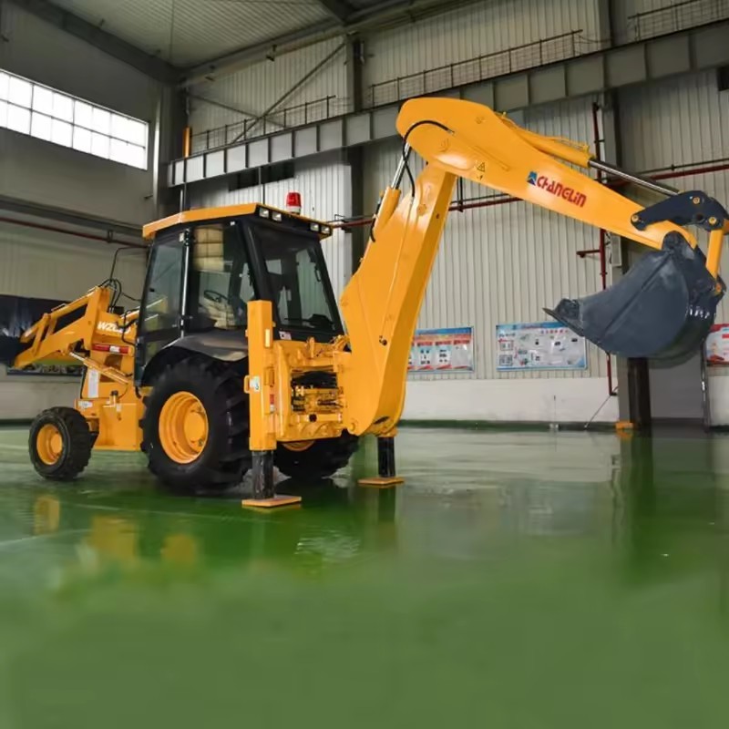 Sinomach Changlin Mini Backhoe Loader Machine WZC20 Bucket 1.0M3 Digger Bucket 0.3 M3