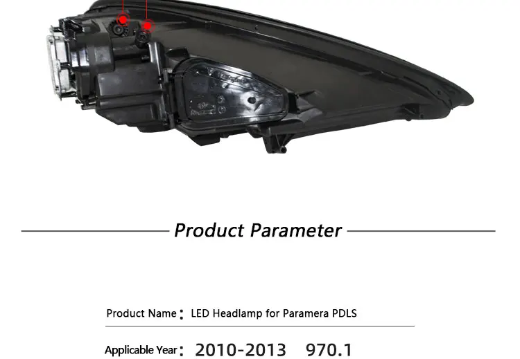 For Porsche Panamera 970.1/2 Old To New 2010-2016 Upgrade 2022 Matrix LED Headlights Plug