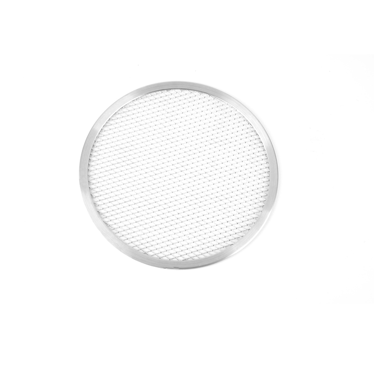 7 inch round mesh pizza tray perforated pizza pan baking tray baking pan aluminum pizza screen for restaurant or bar or bakery