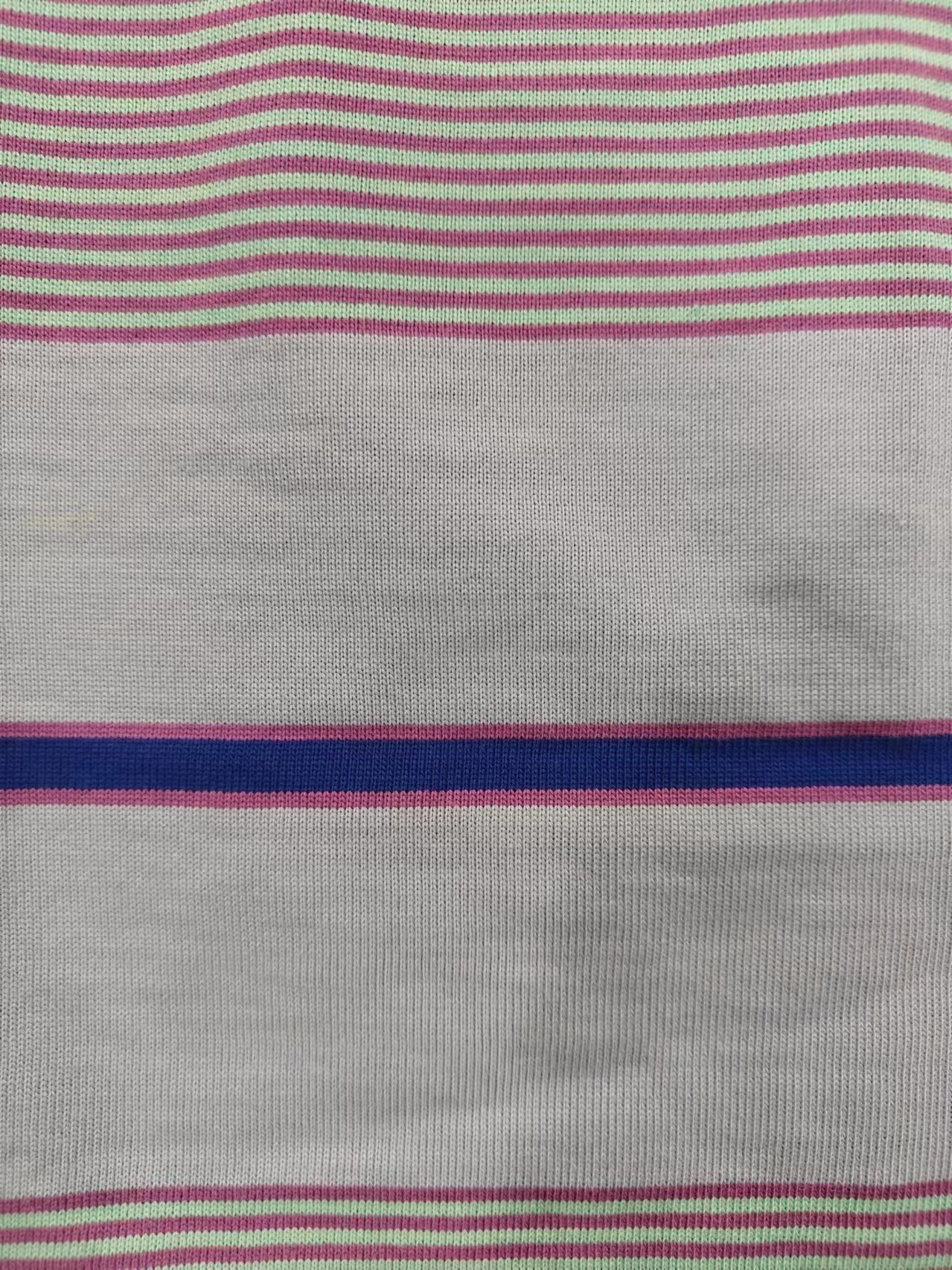 Soft And Skin-Friendly Comfortable And Breathable Striped Knit Fabric For Casual T-Shirt