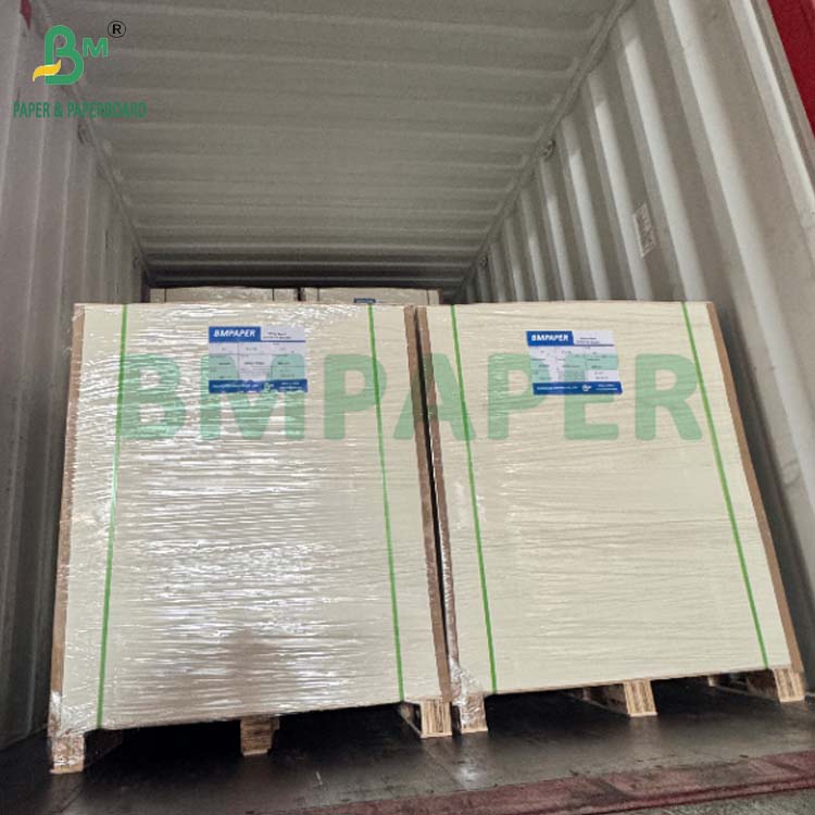 35PT 48PT Natural White Absorbent Pulpboard For Coaster Making