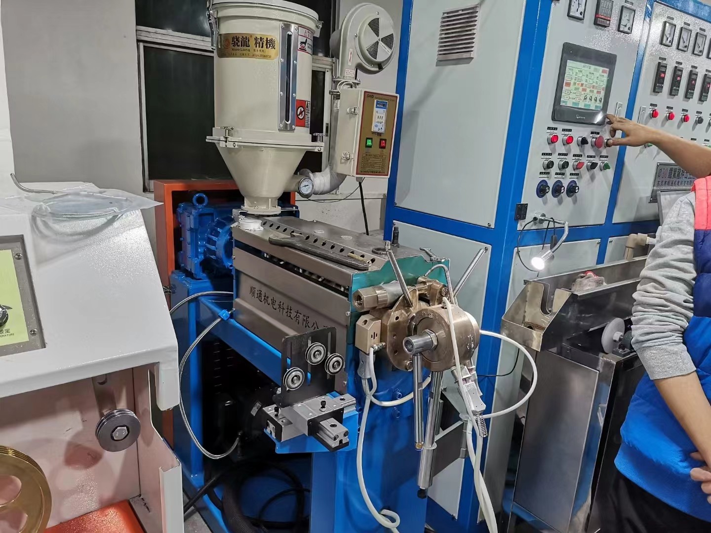 FPA PTFE Extruder Machine Cable High Temperature Insulation Wire Extrusion Line