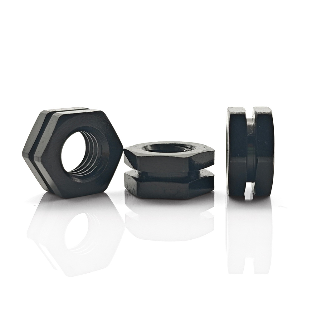 Passivated Finish M8 Double Hexagon Nut Fastening For Industrial Applications